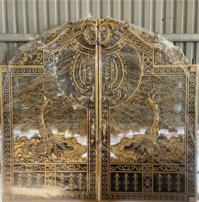 CỔNG NHÔM ĐÚC MẪU C050