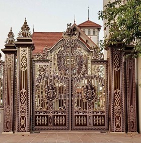 CỔNG NHÔM ĐÚC MẪU C058
