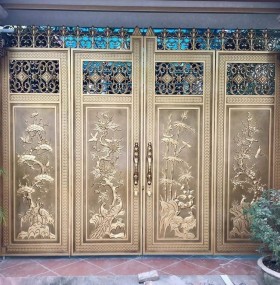 CỔNG NHÔM ĐÚC MẪU C082