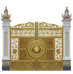 CỔNG NHÔM ĐÚC MẪU C091