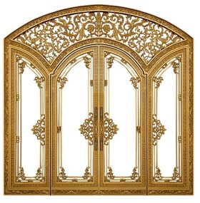 CỔNG NHÔM ĐÚC MẪU C095