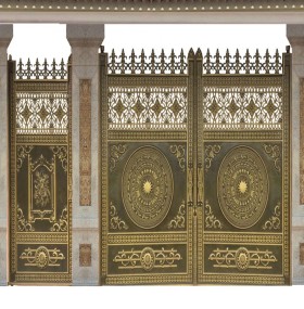 CỔNG NHÔM ĐÚC MẪU C104