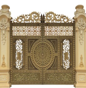 CỔNG NHÔM ĐÚC MẪU C112