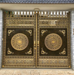 CỔNG NHÔM ĐÚC MẪU C114