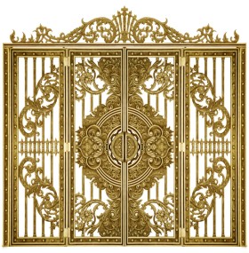 CỔNG NHÔM ĐÚC MẪU C117
