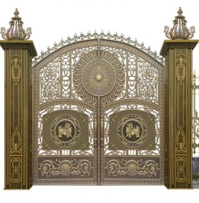 CỔNG NHÔM ĐÚC MẪU C122